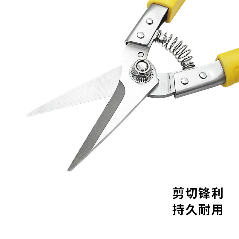 Yangjiang iron sheet scissors, stainless steel keel tools, scissors, wire, electrician, ceiling wire trough, wire mesh, industrial scissors details Picture
