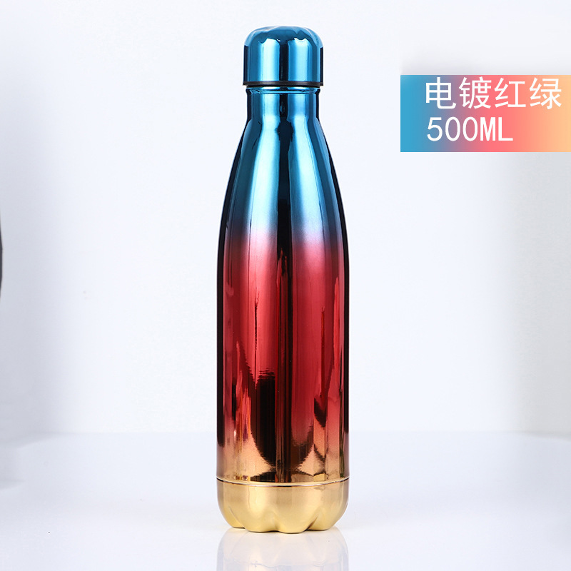 304 stainless steel sports water bottle, creative gift cup, rubber-painted cola bottle, insulated cup. We support consignment Application Scenario