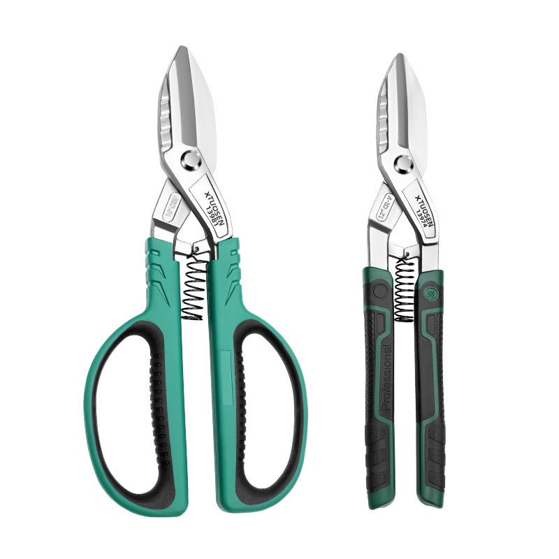 Tuosen high-hardness manganese steel sheet shears, shears for color steel sheets, aviation shears, and industrial powerful sheet shears Item Picture
