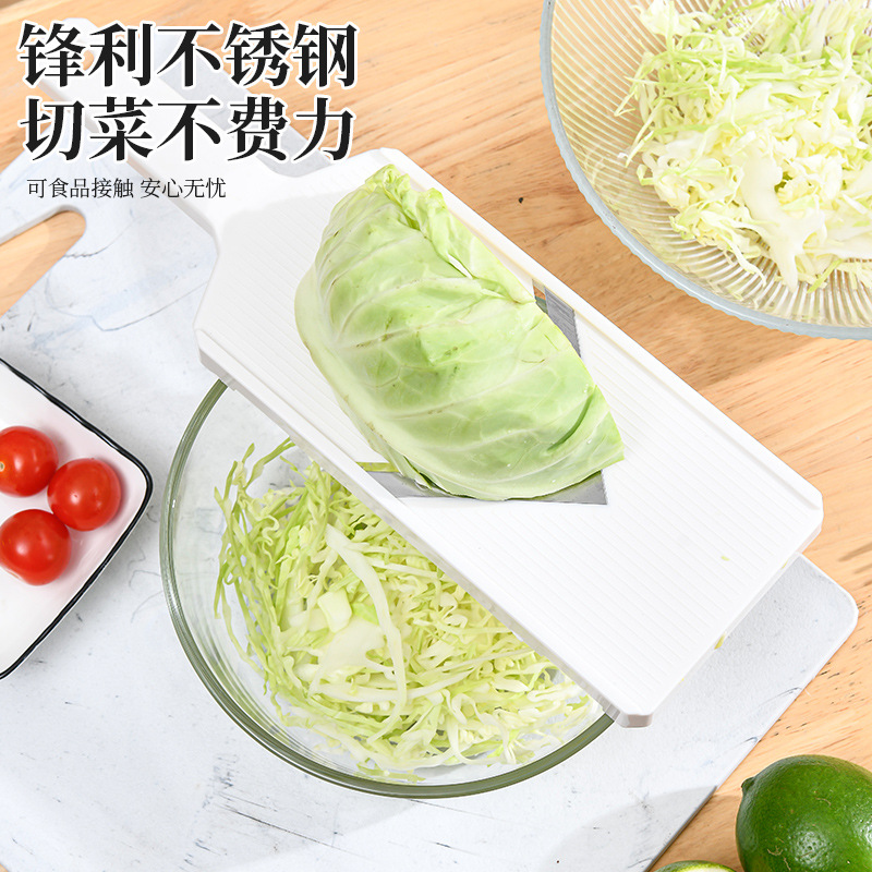 Home Japanese-style cabbage grater, multi-functional lemon cabbage, cucumber, vegetable salad slicer, shred and grater Specification drawing