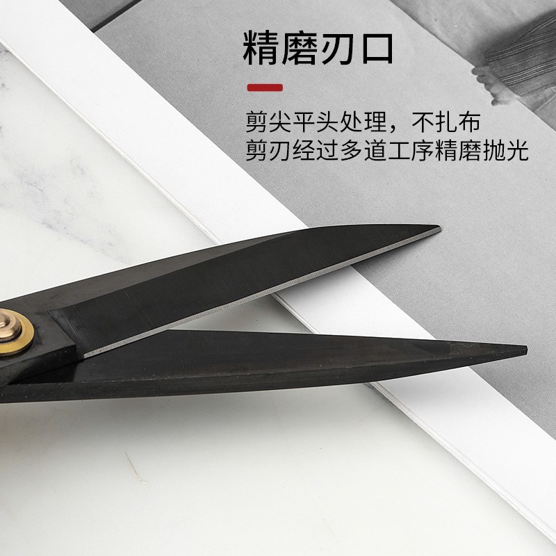 Tailors, scissors, clothing, everyone uses scissors to cut 8-12 inch sewing, spinning, fabric, leather, wholesale high-carbon steel Application Scenario
