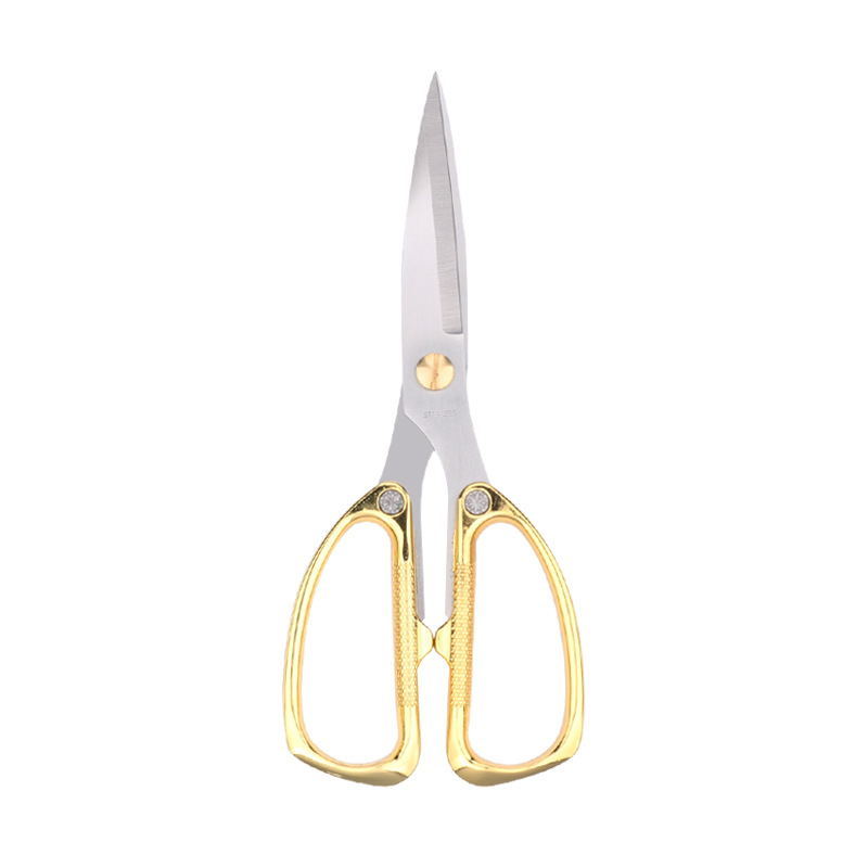 Multi-functional kitchen scissors, stainless steel household crab scissors, golden diamond scissors, K26 scissors Item Picture