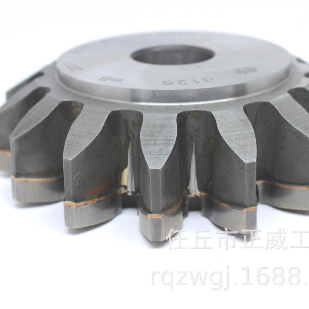 The non-standard alloy head of the alloy-inlaid bowl-shaped gear shaping knife has a fast production period, which is determined by the workpiece Application Scenario