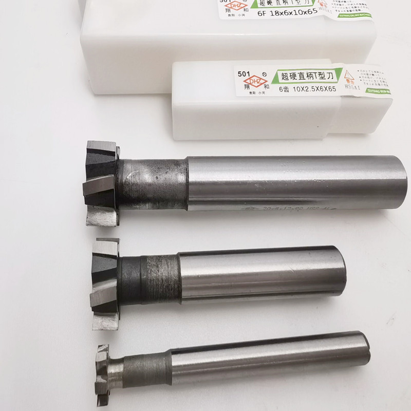 Xianghe brand super-hard straight shank T-shaped cutter, high-speed steel T-slot milling cutter, grooving outer diameter 8*1-50*14 manufacturer Application Scenario