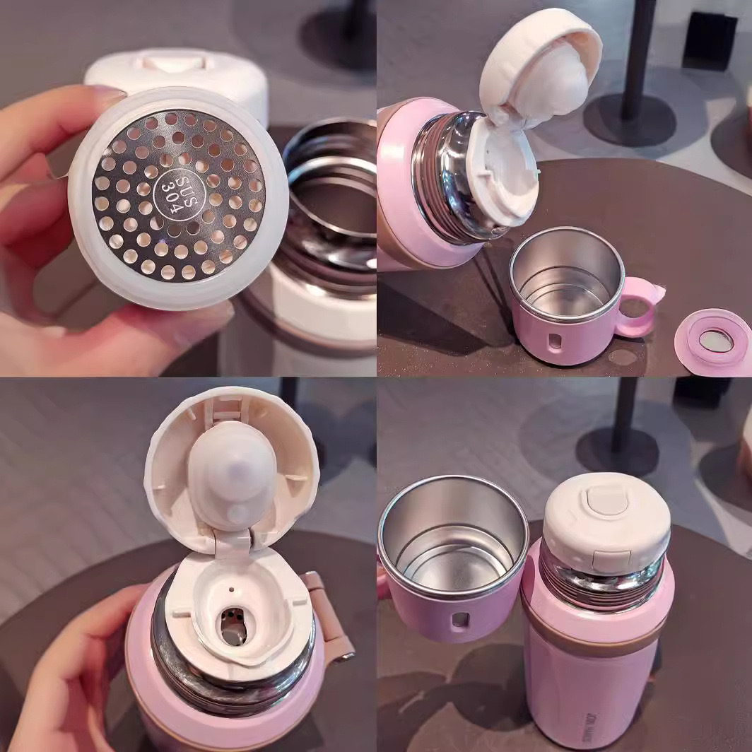 New 2024 children's insulated cup, large-capacity water cup for both men and women, high appearance level, portable 316 stainless steel insulated cup details Picture
