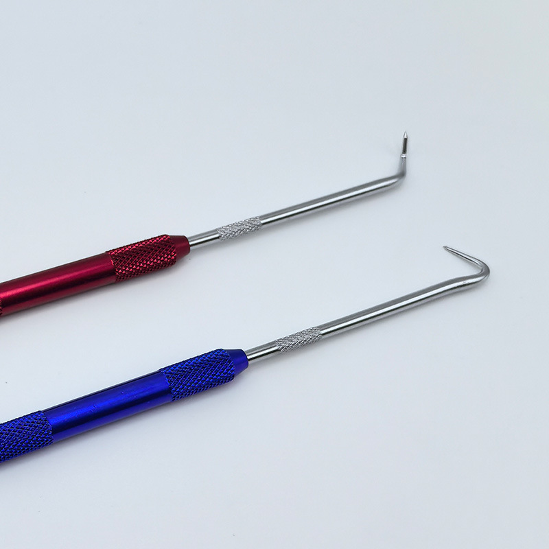 Double-head oil seal screwdriver, detachable oil seal hook, detachable auto repair tool set, car crowbar hook tool details Picture