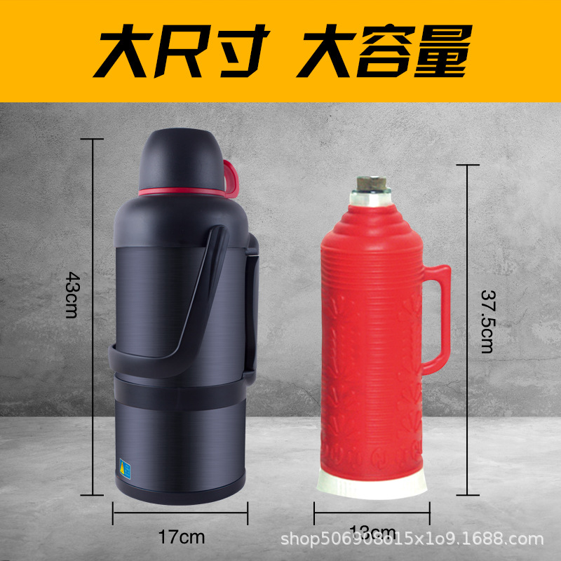 New 6-liter large-capacity insulated travel kettle, vacuum portable car 304 sports water kettle, gift vacuum Application Scenario