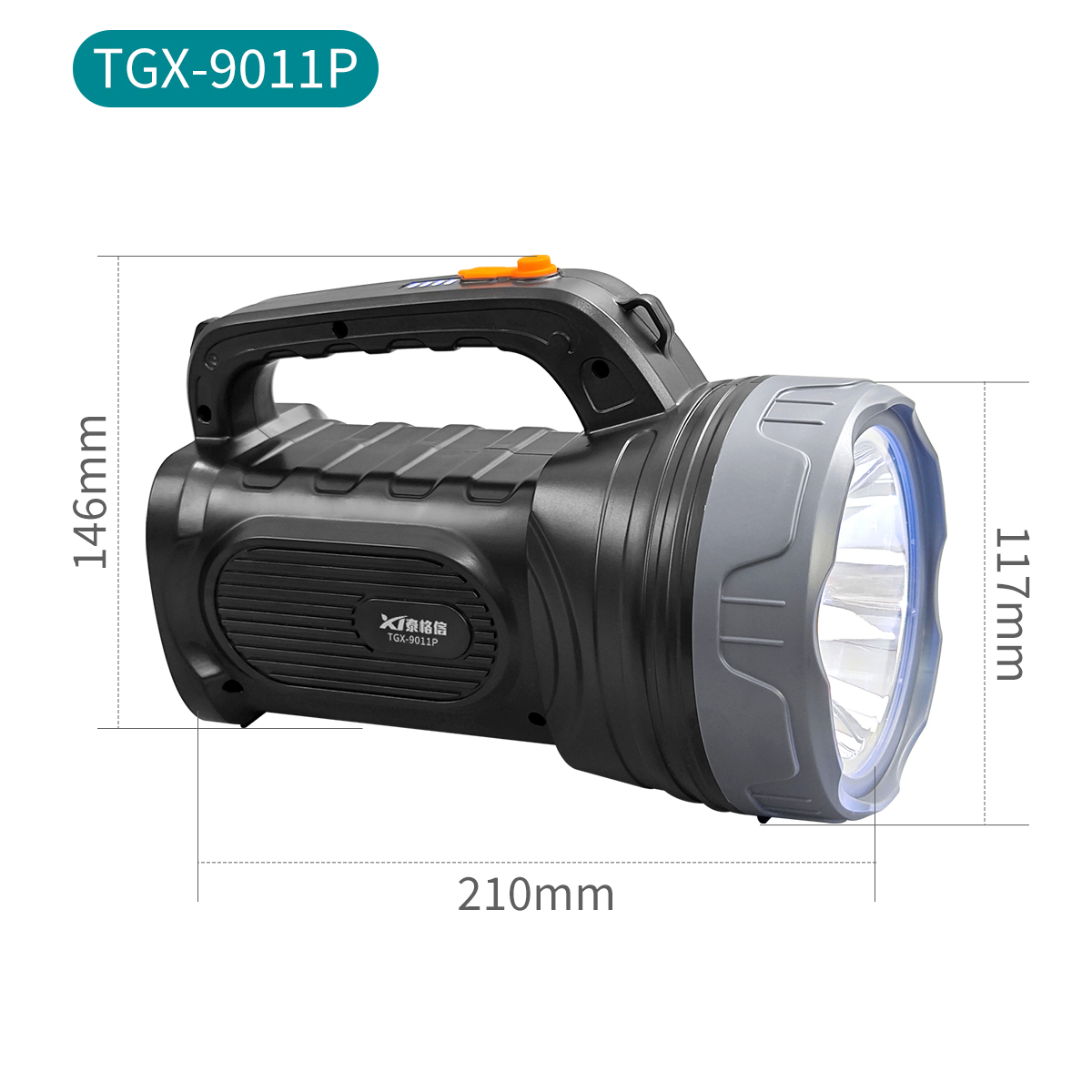 TGX-9011P outdoor camping high-intensity searchlight and life-saving signal light from Tegxin detail image 2