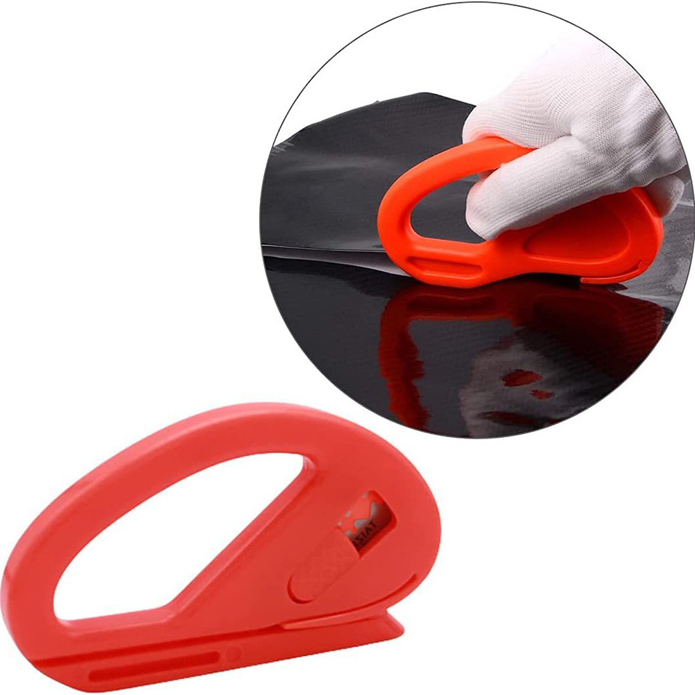 One safety cutting knife for red car film, arc-shaped color-changing cutting knife, fabric and leather cutting blade machine full figure