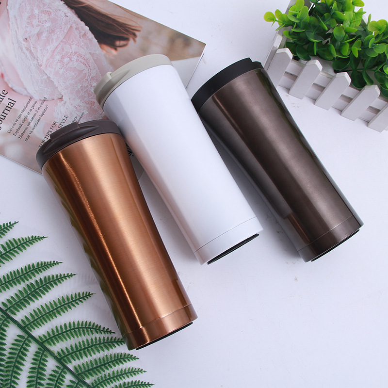 Wow, custom-made new stainless steel vacuum insulated cups, portable car coffee cups and office gift cups are in stock details Picture