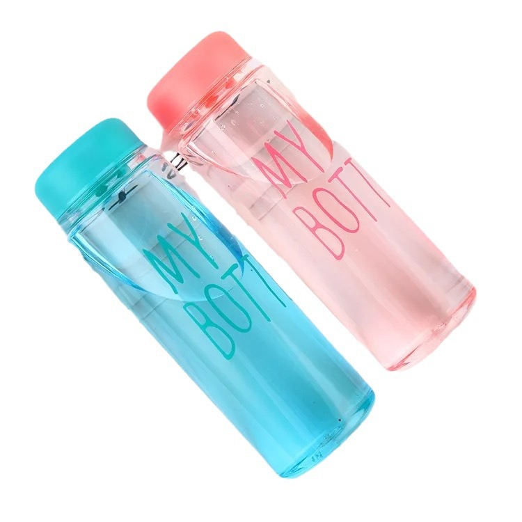 my bottle large-capacity sports water bottle, personalized advertisement, portable cup, hot-selling straight single-layer cup, creative PET cup Item Picture