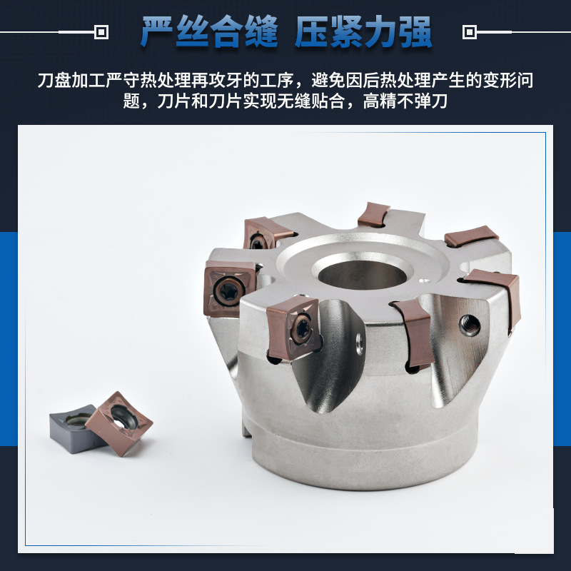 88-degree MFB double-sided eight-edge fast-feed heavy cutting CNC SNGX1205 SNMU1206 rough face milling cutter head details Picture