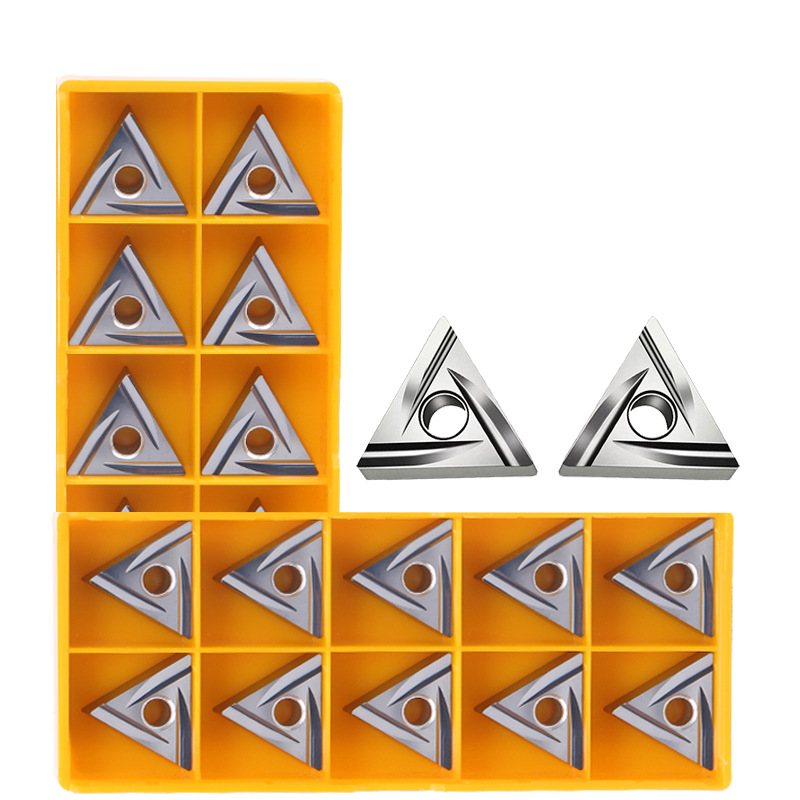 Metal ceramic TNMG160404R/160402R/L-2G/NX2525 outer circle precision turning triangular CNC inserts details Picture