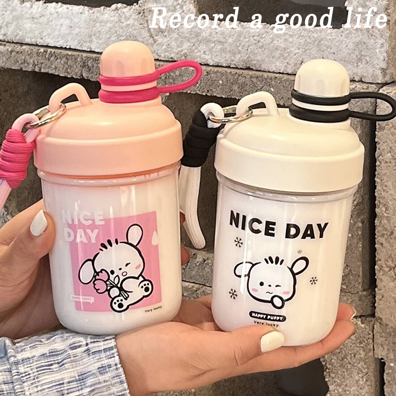 Large capacity water cup, high appearance level, portable cup, direct drinking cup, Sanrio, cute Hello Kitty, Pacha dog, female student details Picture