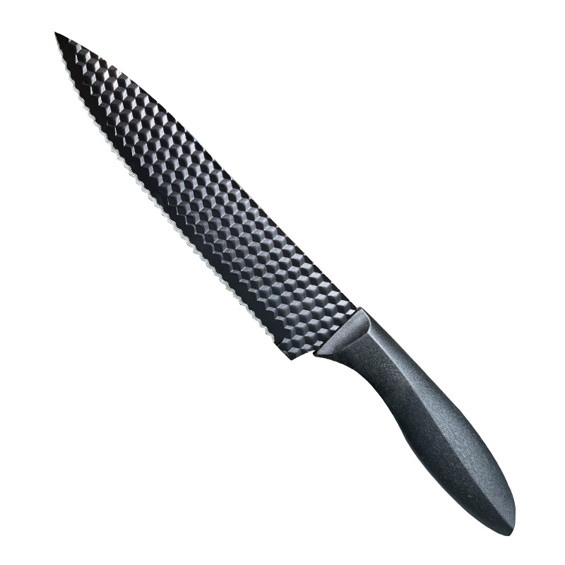 Cross-border toothed frozen meat cutting knife, serrated knife, slicing knife, defrosting knife, frozen meat cutting knife, professional fish killing and splitting knife Item Picture