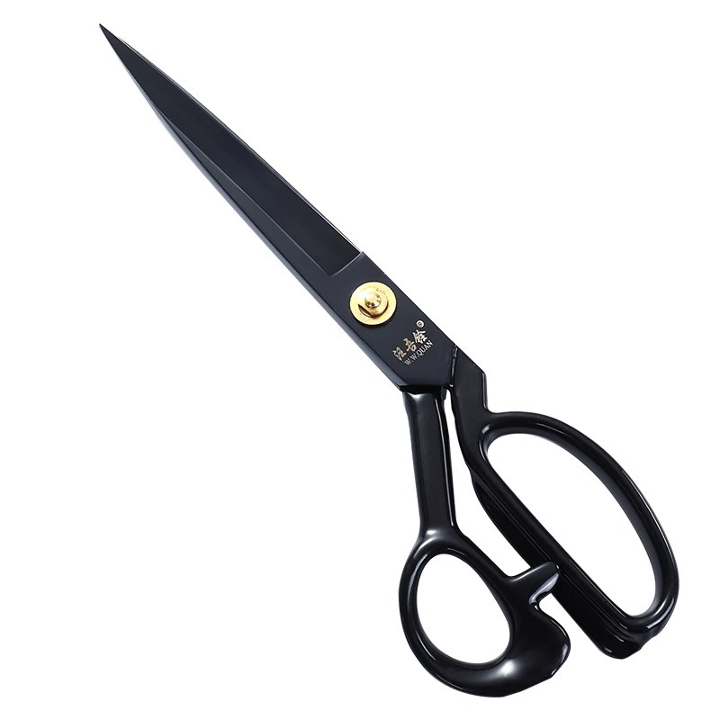 Wang Wuquan scissors, household clothing cutting cloth, large scissors, industrial sewing, clothing cutting tools, professional tailor scissors Item Picture