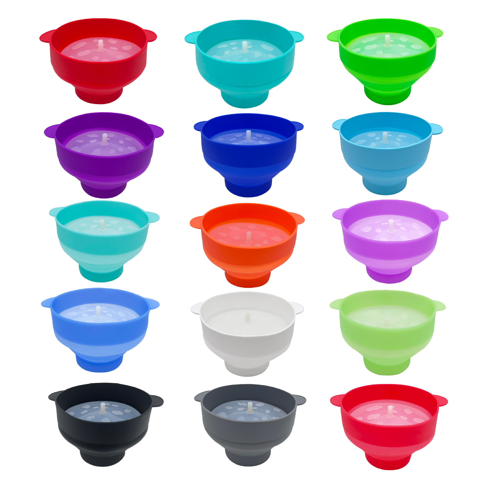 Amazon high-temperature resistant, foldable silicone popcorn bowl with handle, microwave silicone popcorn bucket with lid Application Scenario