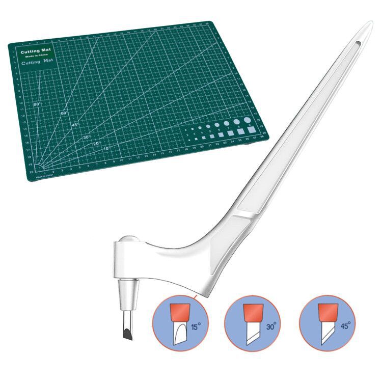 Craft Cutting Tools Paper cutting knife Cutting tools Hand-held engraving knife 360-degree rotating utility knife undefined