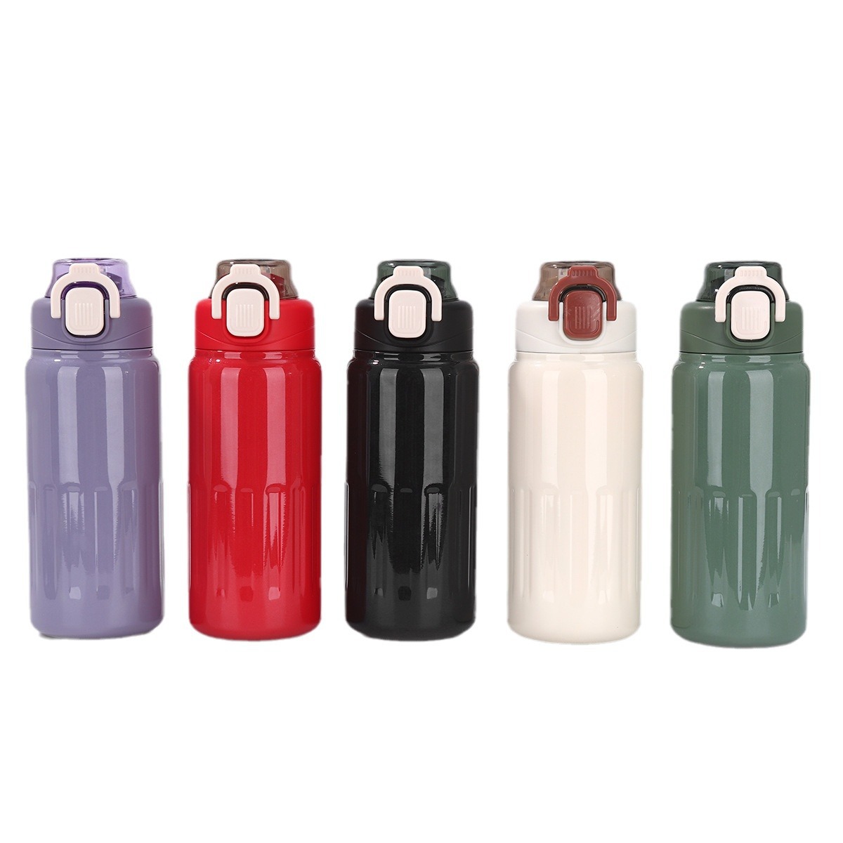 New 316 stainless steel vacuum insulated cup, large-capacity, portable with handle, high appearance level, men's and women's sports water bottle Item Picture