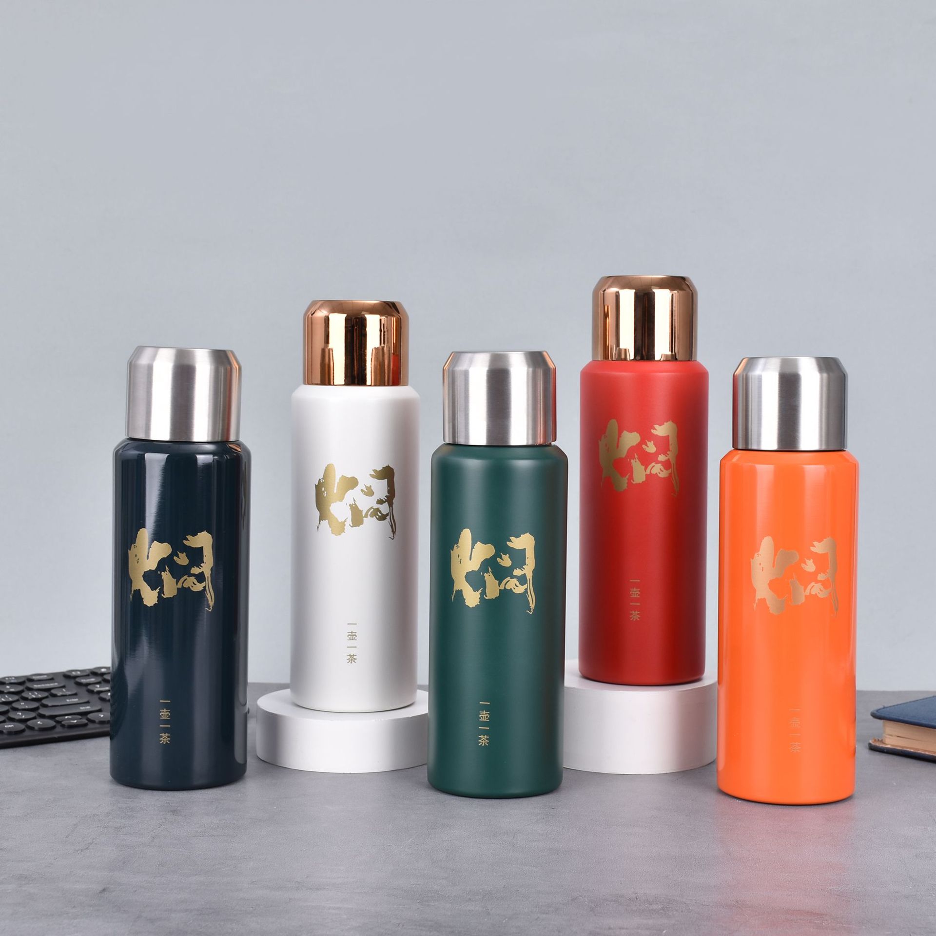 Customized stainless steel insulated stewed tea cups, portable stewed tea cups, old white tea insulated stewed kettles, wholesale of direct drinking water cups details Picture