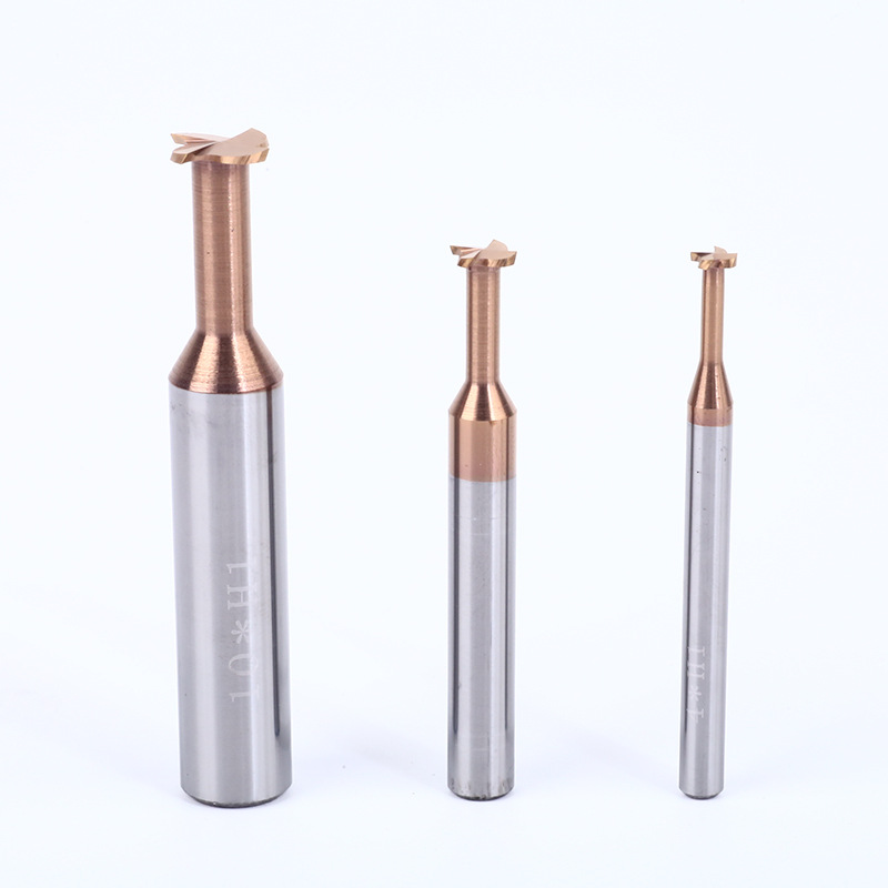 Tungsten steel T-slot milling cutters for steel, carbide channel cutters, integral alloy coated T-cutters, formed T-slot milling cutters Application Scenario