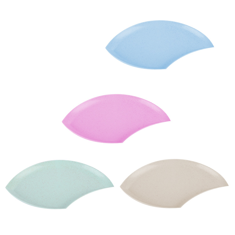 Wheat straw creative seasoning saucers, pickled vegetable small plates, tableware dipping saucers, snack plates, melon seed and nut plates, cross-border factory batch Item Picture