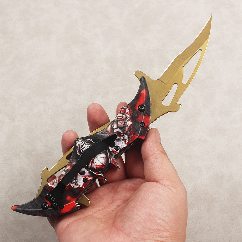 Factory wholesale outdoor folding knife manufacturer's new stainless steel knives, camping survival portable knives, outdoor folding knives Application Scenario