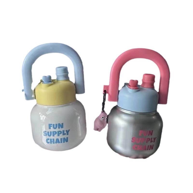 New high-appearance-level stainless steel large-capacity carrying pot, insulated cup, thickened vacuum outdoor portable large-bellied cup Item Picture