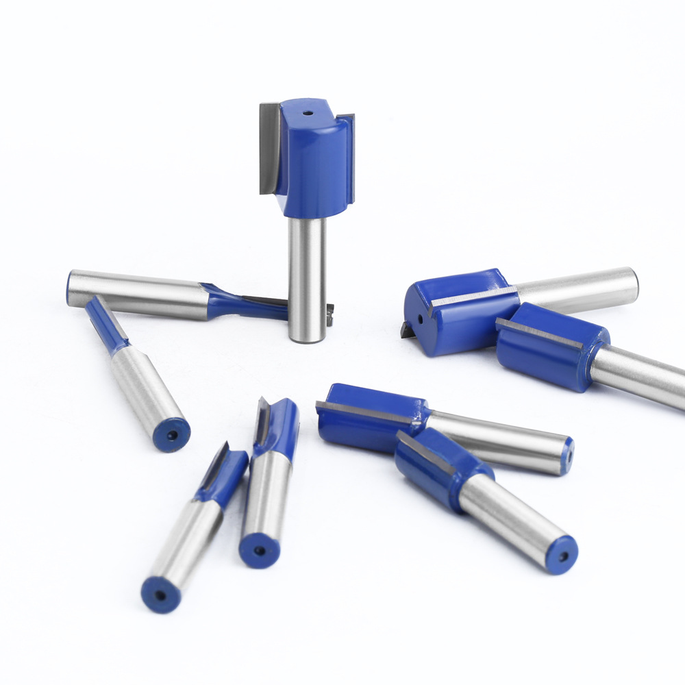 8mm handle extended straight knife woodworking slotting straight knife, double-edge straight knife slotting milling cutter, woodworking milling cutter Application Scenario