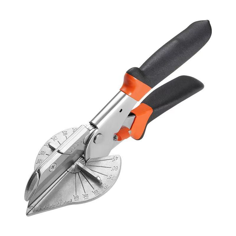 Electrician's wire trough scissors, Angle cutters, woodworking PVC wire trough cutters, 90-degree right-angle adjustable clip strips, edge banding and fastening strips tools Item Picture