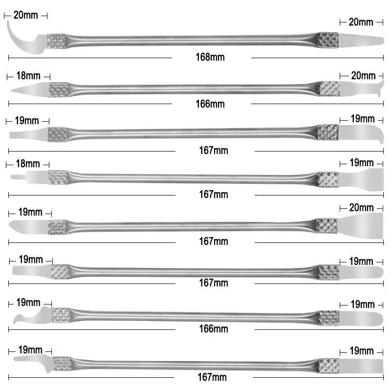 Tools for disassembling mobile phone motherboards, CPU chips, repair, disassembly scraper, engraving knife, thin blade, CPU prying knife, glue removal knife, blade details Picture