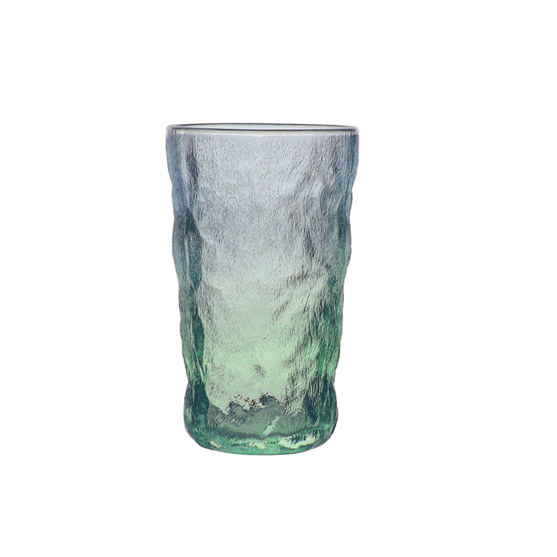 Wholesale of household glacier cups with handles, glass water cups, commercial frosted juice cups, beer mugs, and hammered whisky glasses Item Picture