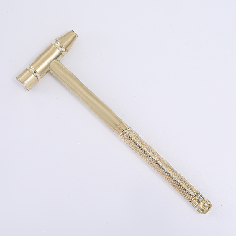 6-in-1 copper-plated hammer, multi-functional hammer, screwdriver, mini copper hammer, household small hammer, small hammer, convenient for daily household use undefined