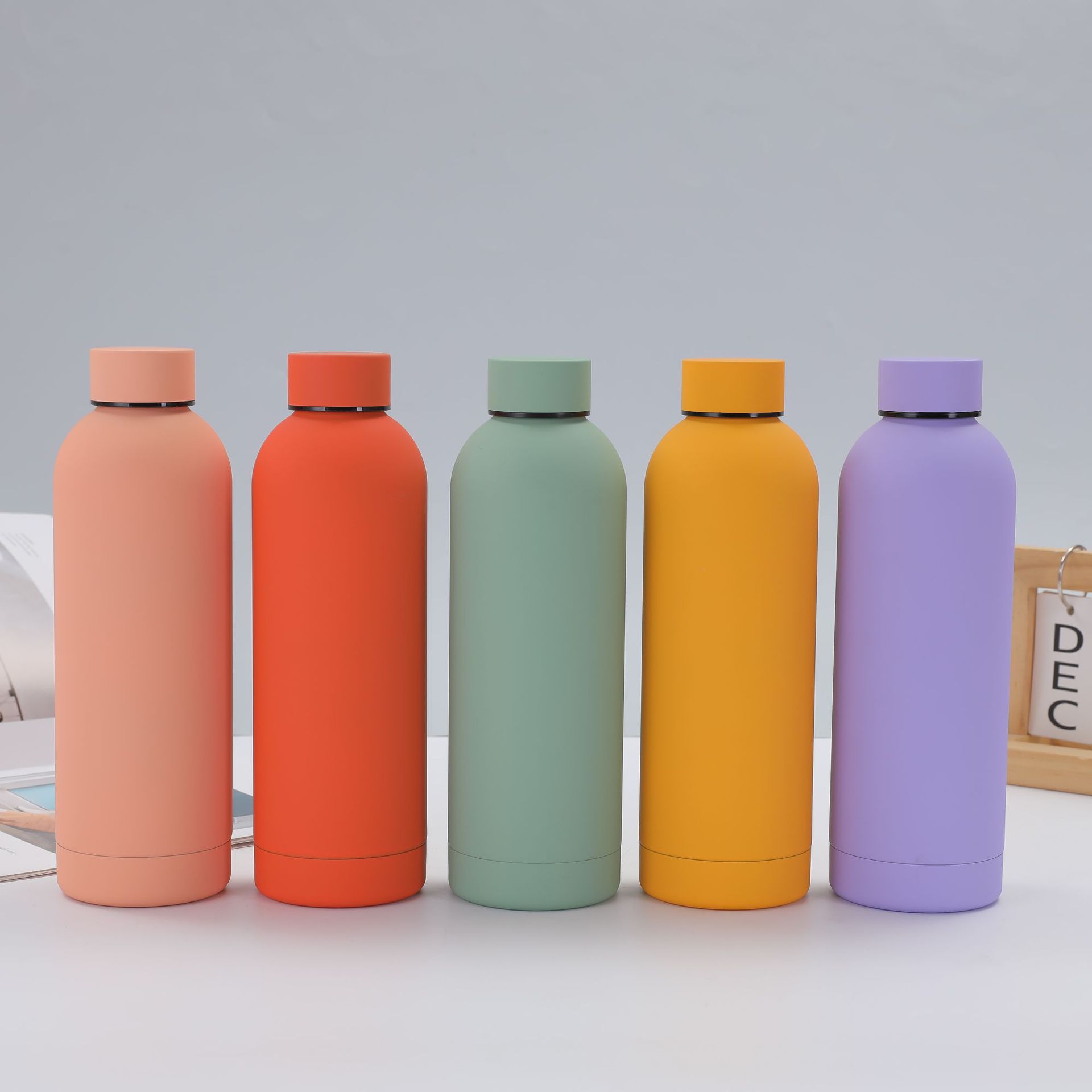 Customized 304 stainless steel vacuum insulated cups for cross-border American-style small-mouth bottles, outdoor large-capacity car sports water bottles Specification drawing