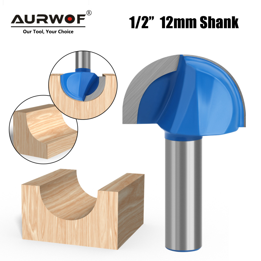 1/2, 12-piece round-bottom knife, woodworking semi-circular relief knife, round-bottom lace knife, round-head knife, engraving machine ball knife full figure