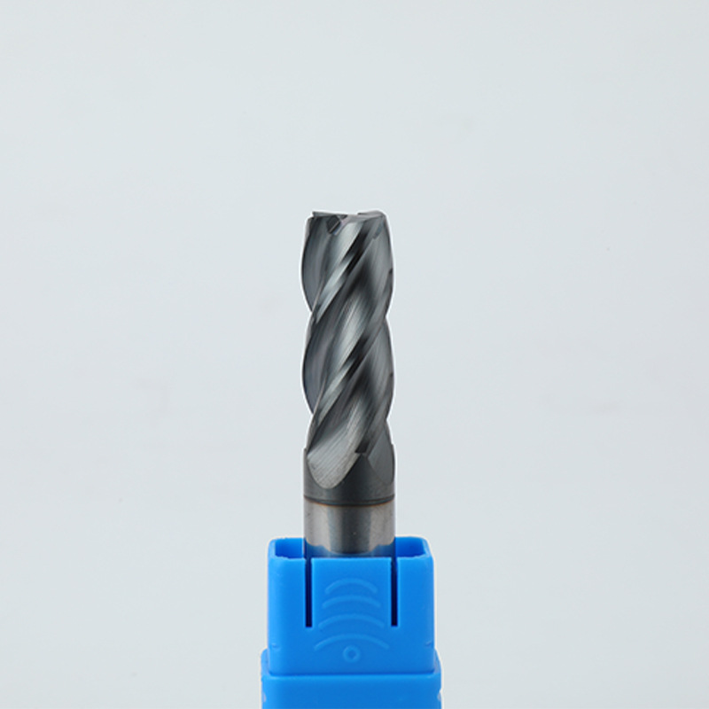 Taiwan YFT 50-degree tungsten steel end mills, 4-edge and 2-edge straight shank flat-bottom milling cutters, milling cutters, extended alloy coated milling cutters details Picture