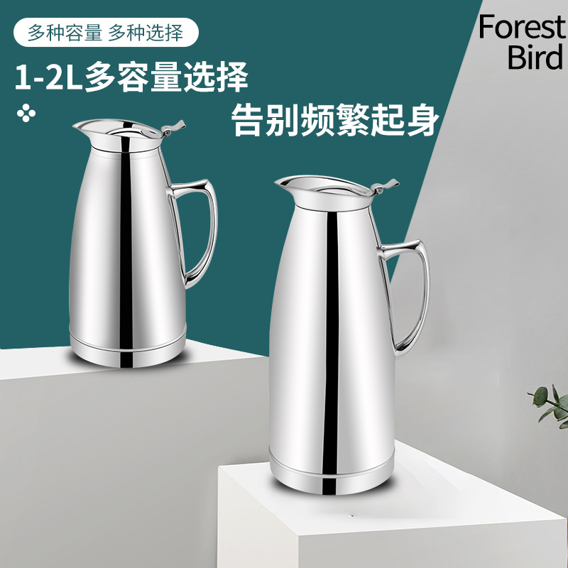 Cross-border foreign trade stainless steel insulated kettle, restaurant hot water kettle, insulated flask, double-layer vacuum frozen water kettle, dual-purpose water kettle Application Scenario