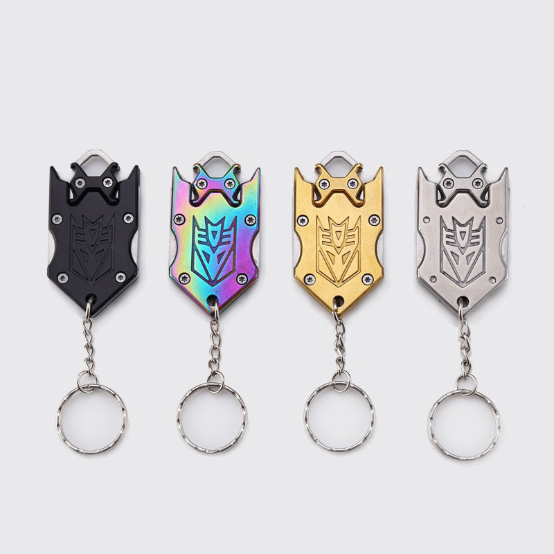 Transformers Mini Folding Knife, portable tactical multi-purpose outdoor keychain knife, gift knife Specification drawing