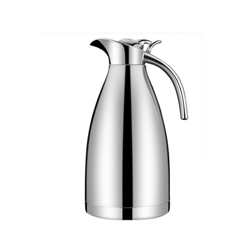 European-style vacuum coffee pot, 304 stainless steel insulated pot, household large-capacity 2L boiling water kettle, hot water kettle, cold water kettle Item Picture