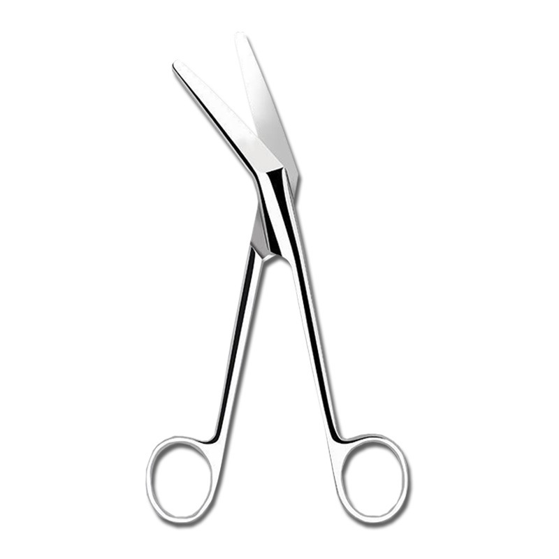 Stainless steel medical perineal scissors, side cutting scissors, umbilical cord scissors, gynecological surgery scissors, surgical instruments, perineal scissors 180MM Item Picture