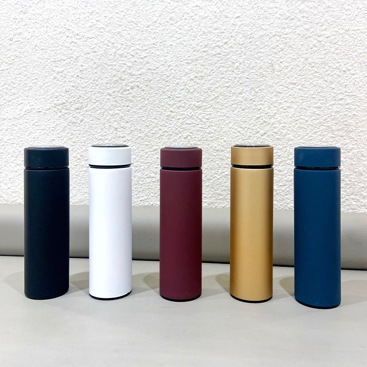 Cross-border stainless steel insulated cups, large-capacity business straight cups for men and women, portable tea brewing separation cups, water cups as gifts Specification drawing