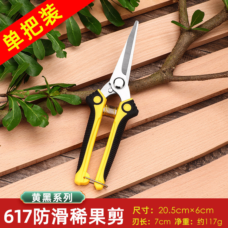 Fruit tree scissors, pruning scissors, branch trimming scissors, powerful flower pruning scissors, garden scissors, flower and garden fruit picking scissors details Picture