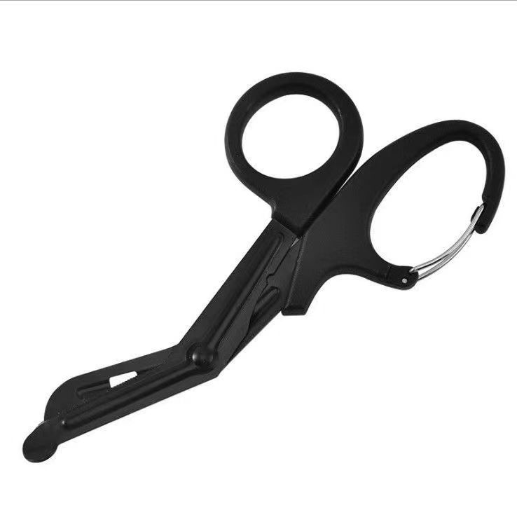 EDC military-grade EMT survival rescue scissors with fine teeth, medical first aid scissors, canvas scissors, outdoor supplies and tools Item Picture