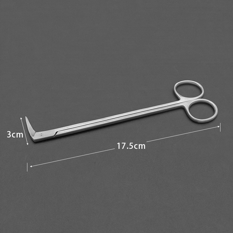 Stainless steel micro-scissors, bird beak scissors, Potts scissors, surgical Angle scissors, vascular scissors, micro-coronary artery scissors Specification drawing