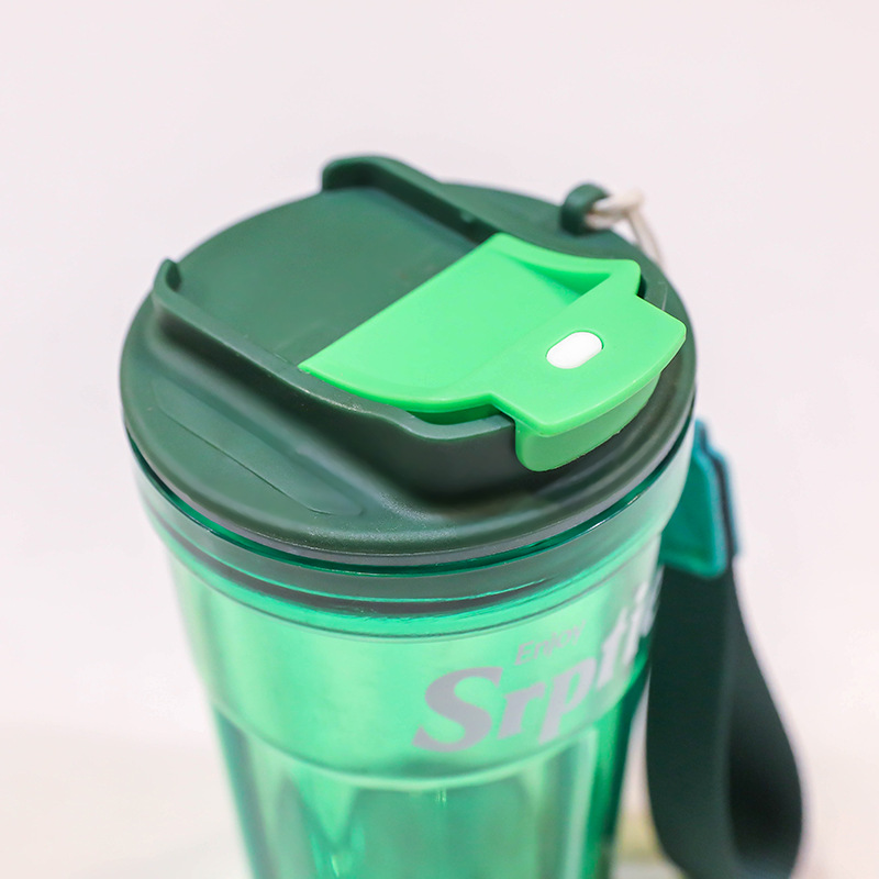 Simple and fashionable plastic water cups, direct drinking handle coffee cups, outdoor sports water bottles, water cups for boys, girls, students and children Application Scenario