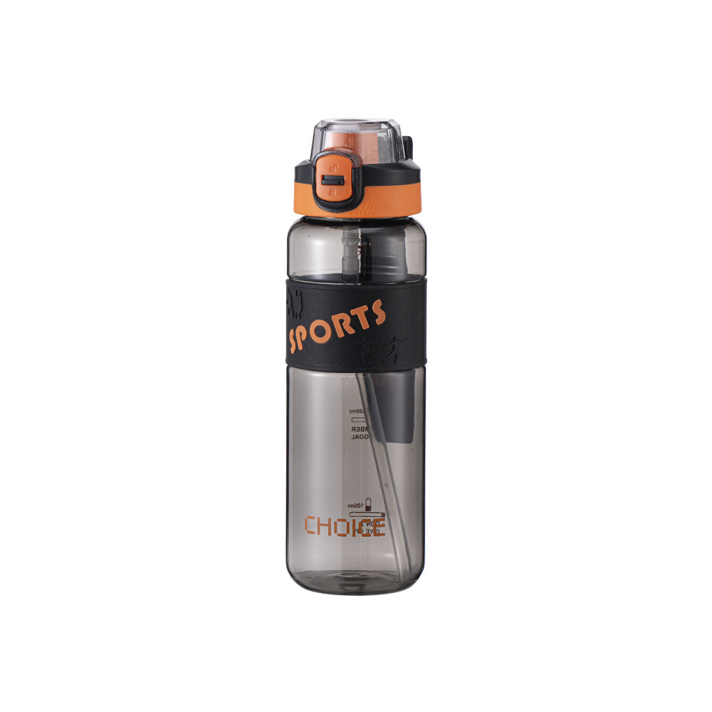 Changnuo large-capacity water cup, sports water bottle, high-temperature resistant summer girls' straw cup, thickened fitness water bottle Item Picture