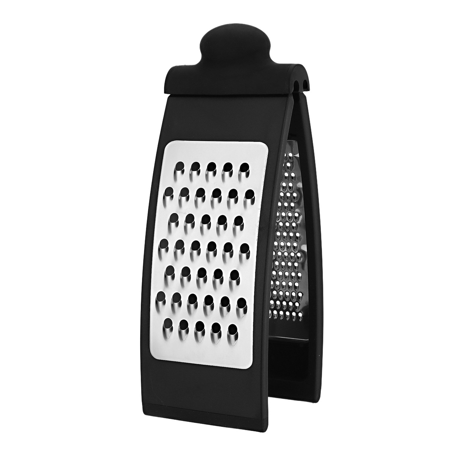 Household vertical stainless steel foldable double-sided grater, slicer, melon grater, multi-purpose grater, vegetable grater Item Picture