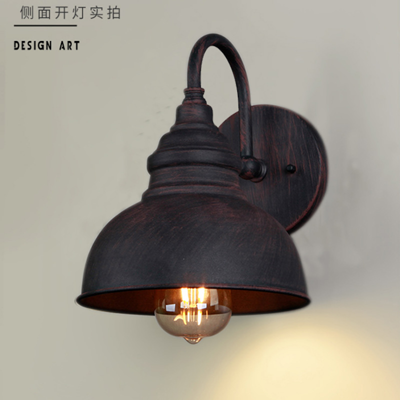 Factory direct sales of American-style simple outdoor wall lamps, waterproof wall lamps for outdoor balconies and doorways. One piece in stock, consignment with free shipping Specification drawing