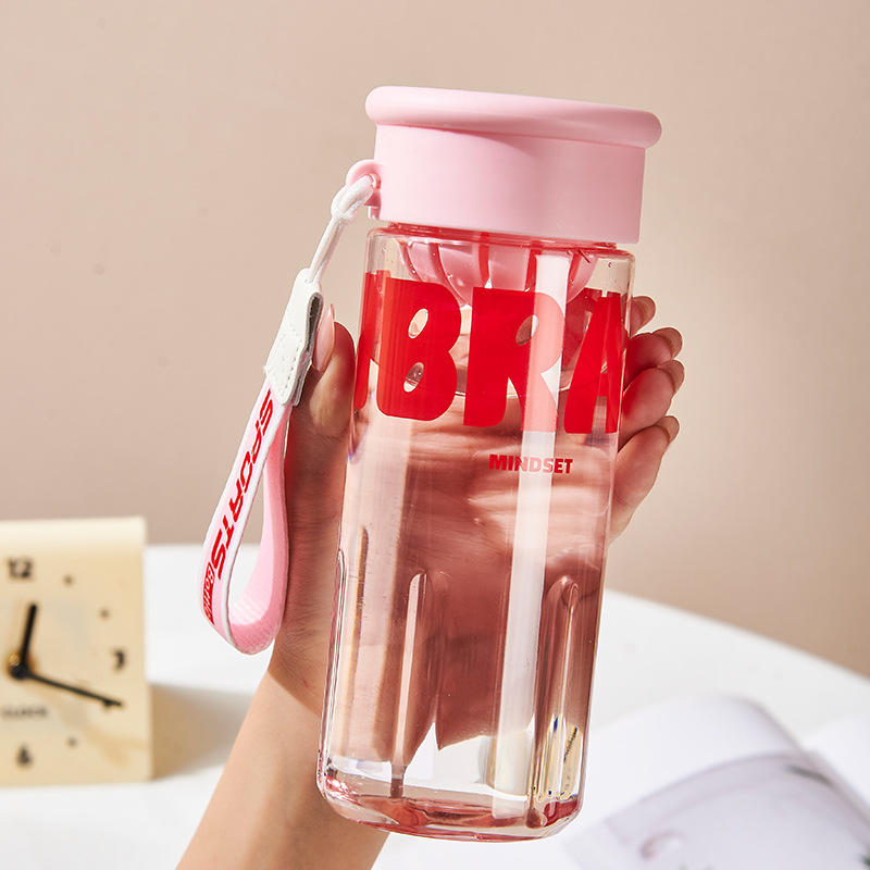 Fuxing water cup New portable cup, large-capacity cup, space cup with filter, water cup handle, simple summer water bottle Specification drawing