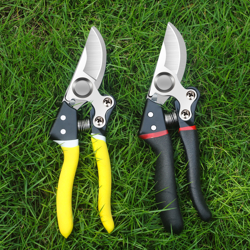 Lin Tai makes scissors, garden fruit tree pruning shears, zinc-aluminum alloy SK5 thick branch garden shears, flower branch fruit picking shears Specification drawing